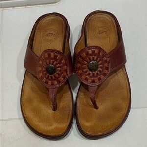 Nurture by Lamaze Brown Flip-Flops size 6